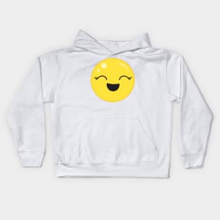 Cute Laughing Face Kids Hoodie